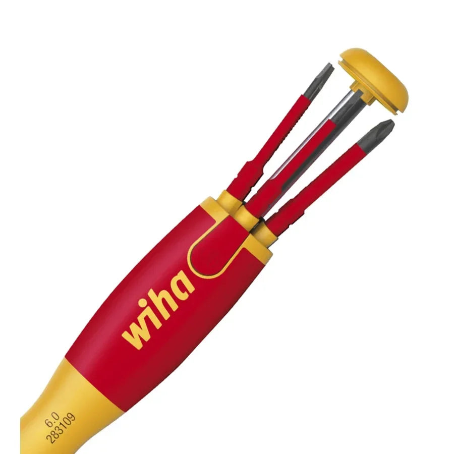 WIHA 6-in-1 Multifunctional Insulated 1000V Phillips Screwdriver Set